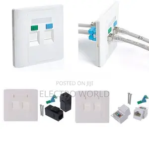 Network RJ 45 Cat 6 Socket Outlet Wall Plate