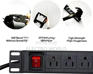 Network 24 Port Patch Panel With Cable Managment