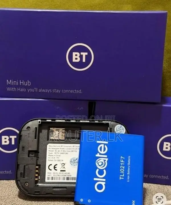 Alcatel pocket router BT70 CAT6 4G 300Mbps (High speed) Any sim