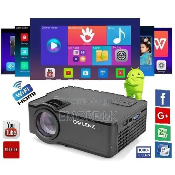 SD150SD150 720P Projector with 4.3-inch LCD Screen EMORE