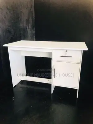 Modern 4x2 White Melamine Office Table