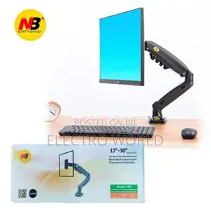 NB F80 Gas Spring Single Arm Monitor Table Mount