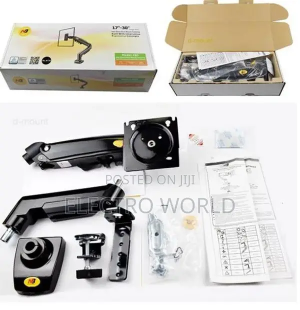 NB F80 Gas Spring Single Arm Monitor Table Mount