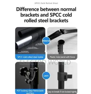 TV 26"-65" HEAVY DUTY Tripod Stand With All Accessories