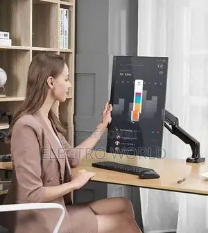 NB F80 Gas Spring Single Arm Monitor Table Mount