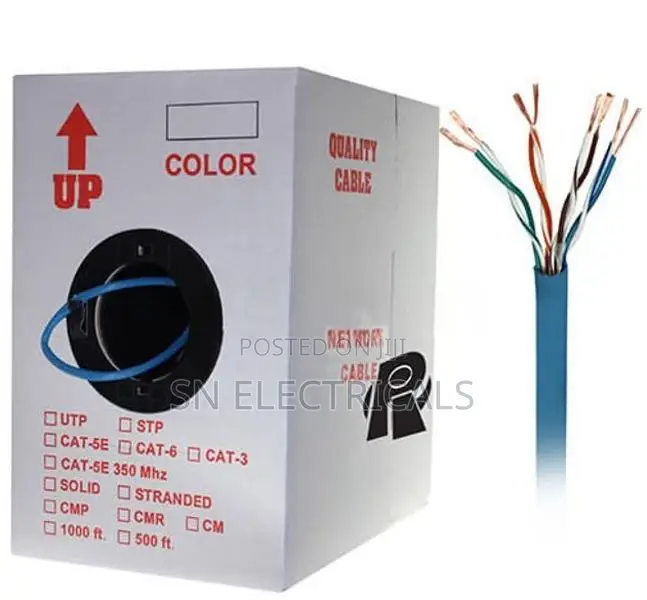 Cat 6 Network Copper Mixed Cable 305M Wire Reel