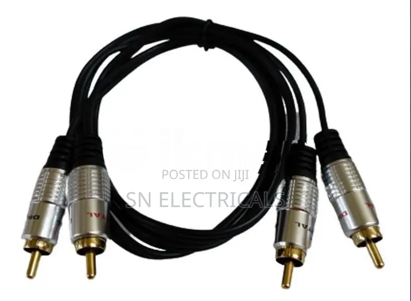 High Quality Full Copper Audio Video Aux 2rc Cable