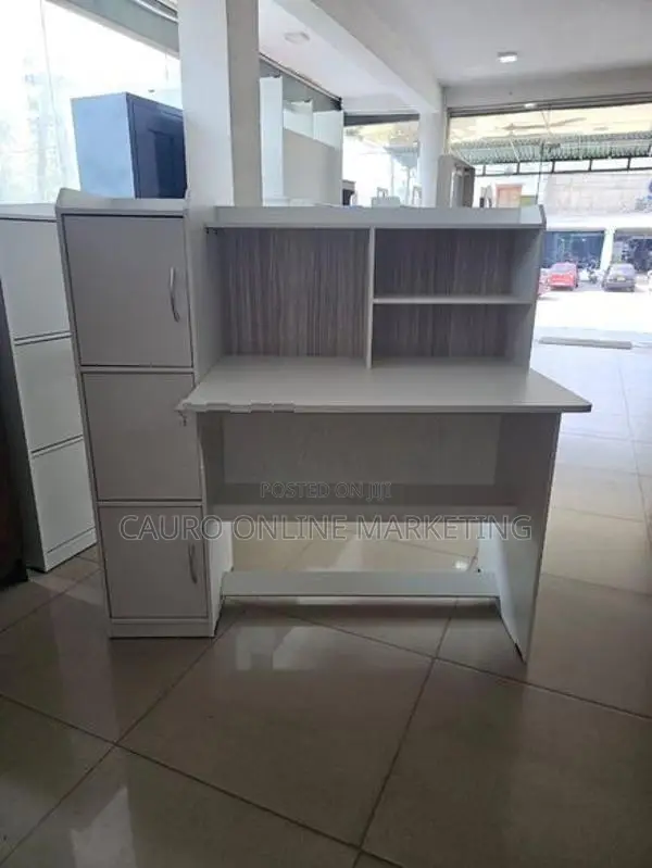 New Melamine 4*2 White Colour Table Rack Cupboard