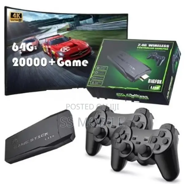 Video Game Console 64G Built-in 20000 Games