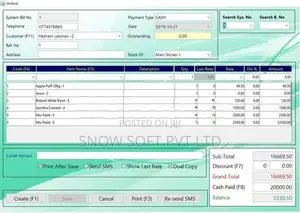 Smart POS Billing Inventory Control Software System