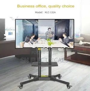 KALOC KLC 161 Mobile TV Trolley Cart Stand – 32″-55″