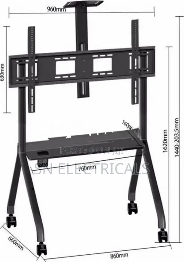 55"-120" Heavy Duty Smart Board Stand