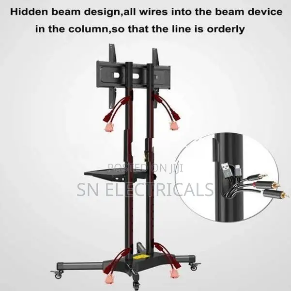KALOC KLC 161 Mobile TV Trolley Cart Stand – 32″-55″