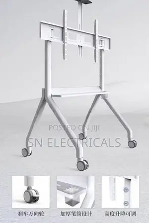 Smart TV 32"-85" Trolley Movable Mobile Cart Stand
