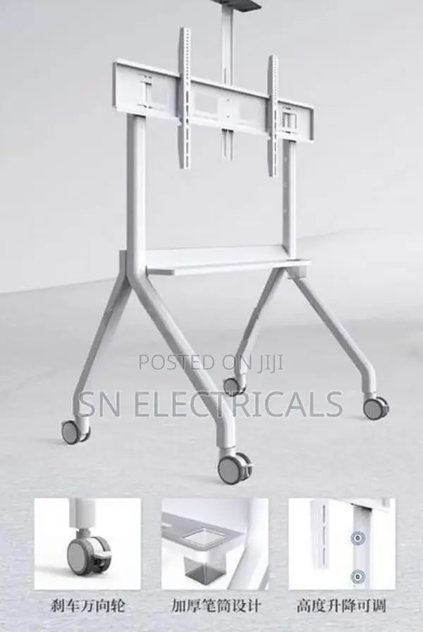 Smart TV 32"-85" Trolley Movable Mobile Cart Stand