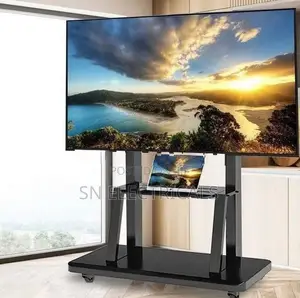 Trolley Movable Heavy Duty 43″-100″ TV & Smart Board Stand Bracket -18