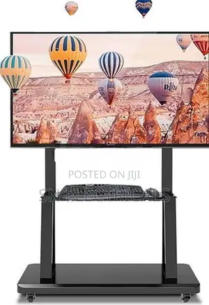 Trolley Movable TV Stand Bracket 32″-75″ LCD/LED & Smart Board – 1700
