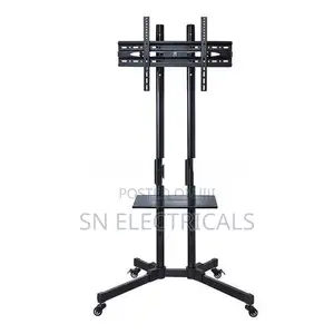 Trolley Movable Smart TV Stand 32″–65″ | Height Adjustable