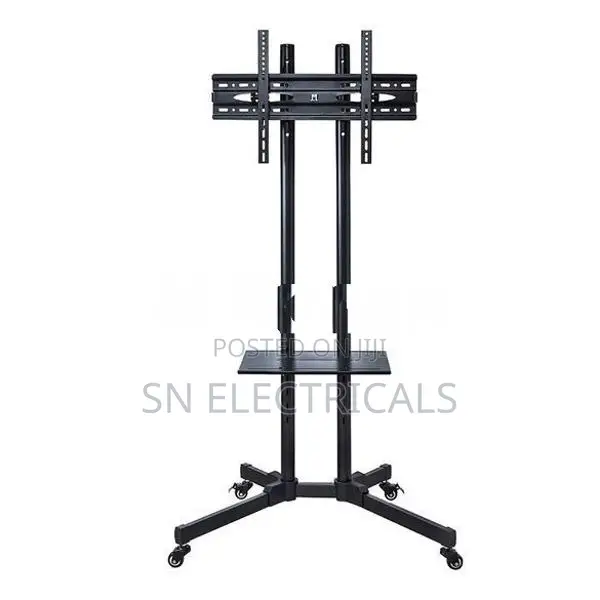 Trolley Movable Smart TV Stand 32″–65″ | Height Adjustable
