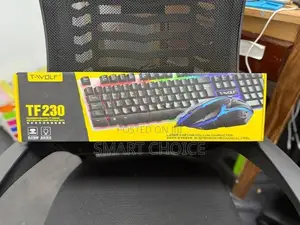 T WOLF RGB Gaming Keyboard with Mouse-TF230