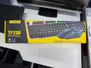 T WOLF RGB Gaming Keyboard with Mouse-TF230