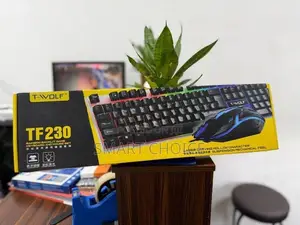 T WOLF RGB Gaming Keyboard with Mouse-TF230