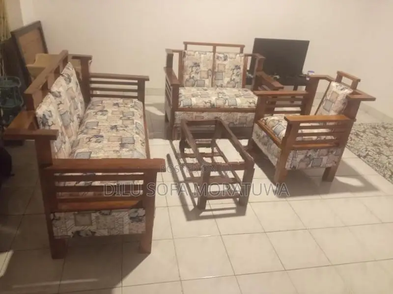 wooden sofa set 3.2.1 new cusion