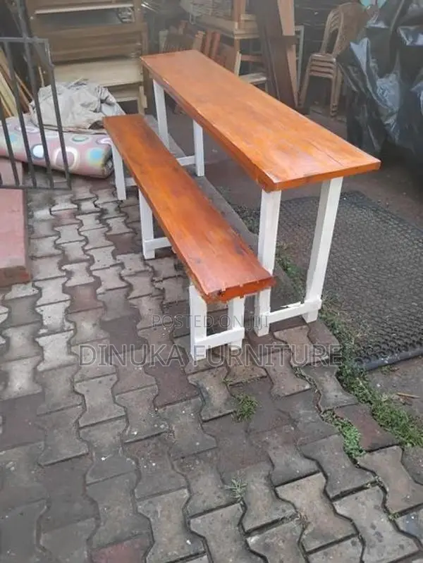 Table with Bench 6ft *15 inch