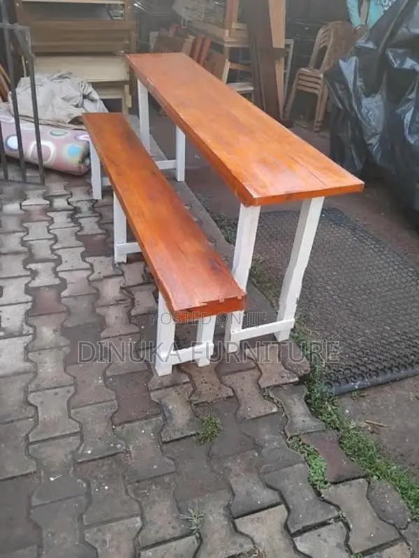 Table with Bench 6ft *15 inch