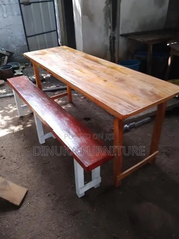 Table with Bench 6ft *15 inch