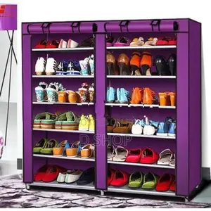 Double Side 6 Layers - Dust proof -Shoe Rack (සපත්තු රාක්කය)