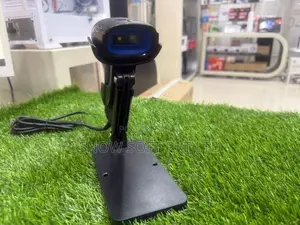 2D Hand Held Wired Barcode Scanner with Stand