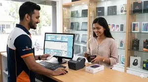 Smart POS System for Mobile Computer Shops