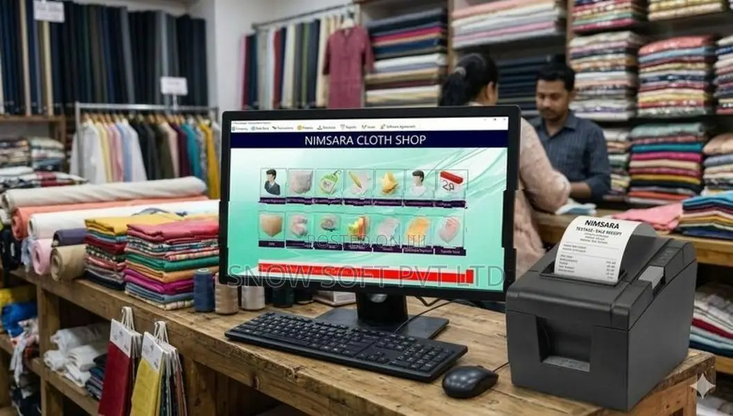 Textile Clothing Shop POS Billing System