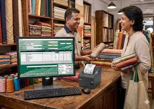 Textile Clothing Shop POS Billing System
