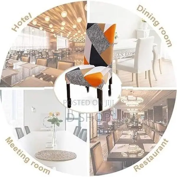 6 Dining Chair -Elastic Cover Set