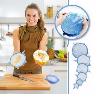 Silicone - Food Lids Covers 6 PCs