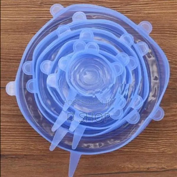 Silicone - Food Lids Covers 6 PCs