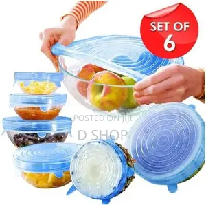 Silicone - Food Lids Covers 6 PCs