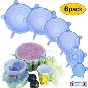 Silicone - Food Lids Covers 6 PCs