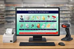 POS Billing Software with Printer Barcode Scanner
