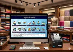 Textile Shop POS Billing System with Stock Control