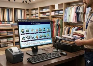 Textile POS System with Size Color Management