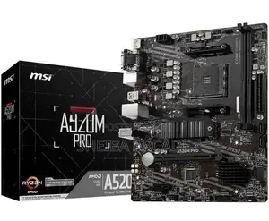 MSI A520 DDR4 Ryzen Mother Board ( 3000,4000,5000,G-Series )