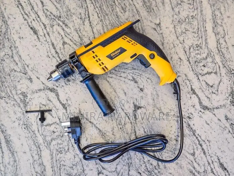 RIDER 1350W Hammer impact drill machine steel wood cement concrete MEN
