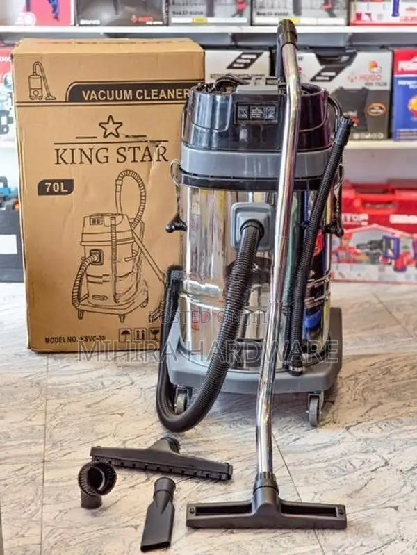 King Star 70L Dual motor 3000 Watts Wet & dry vacuum cleaner machine