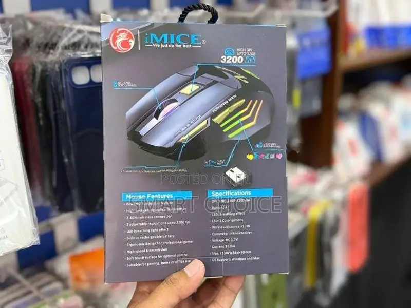 iMICE GW X7 Rechargeable Wireless Gaming Mouse