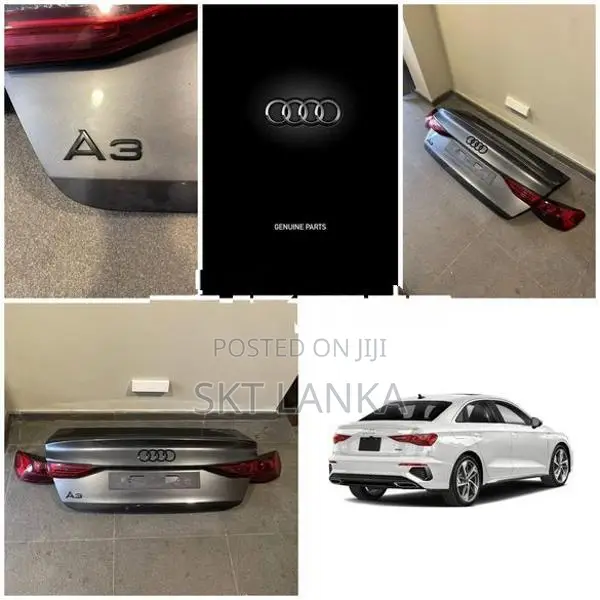 Genuine Audi A3 2025 S Line rear bootlid bumper LED lights A4 A5 A6 A8
