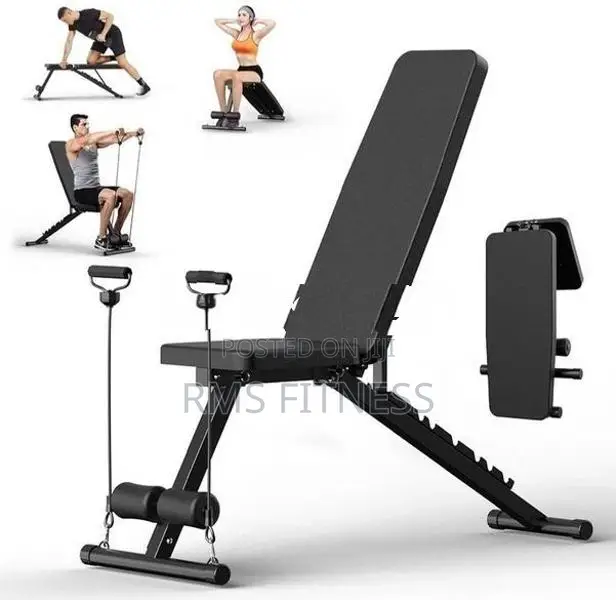Brand New Adjustable weight Bench /weight set- A1