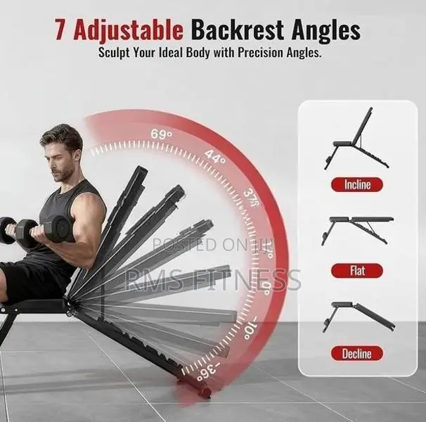 Brand New Adjustable weight Bench /weight set- A1